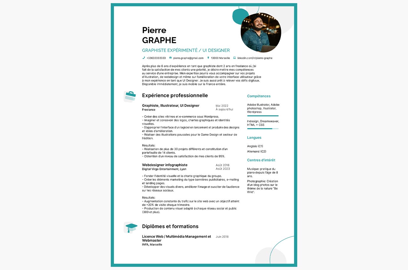 cv graphiste